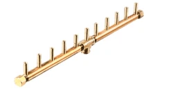 Warming Trends 22 Inch Crossfire Linear Fire Pit Burner With Flex Line - 110,000 BTU