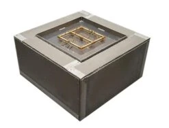 Warming Trends 36' X 36' Crossfire Square Brass Burner Ready-To-Finish Kit