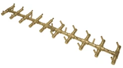 Warming Trends 38 X 7 1/4 Inch Crossfire Tree Fire Pit Burner With Flex Line - 290,000 BTU