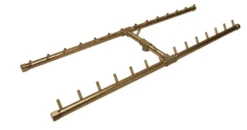 Warming Trends 42 X 14 Inch Crossfire H-Style Fire Pit Burner With Flex Line - 300,000 BTU