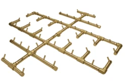 Warming Trends 60 Inch Crossfire Original Fire Pit Burner With Dual Flex Line - 450,000 BTU