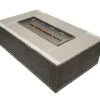 Warming Trends 60' X 36' Crossfire Rectangular Linear Brass Burner Ready-To-Finish Kit